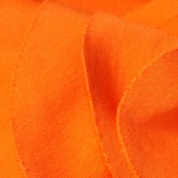 PIETRO BRUNELLI Dress, XS Maternity, Orange, Fabric Flower/Short sleeve, Zipper - Picture 11 of 15